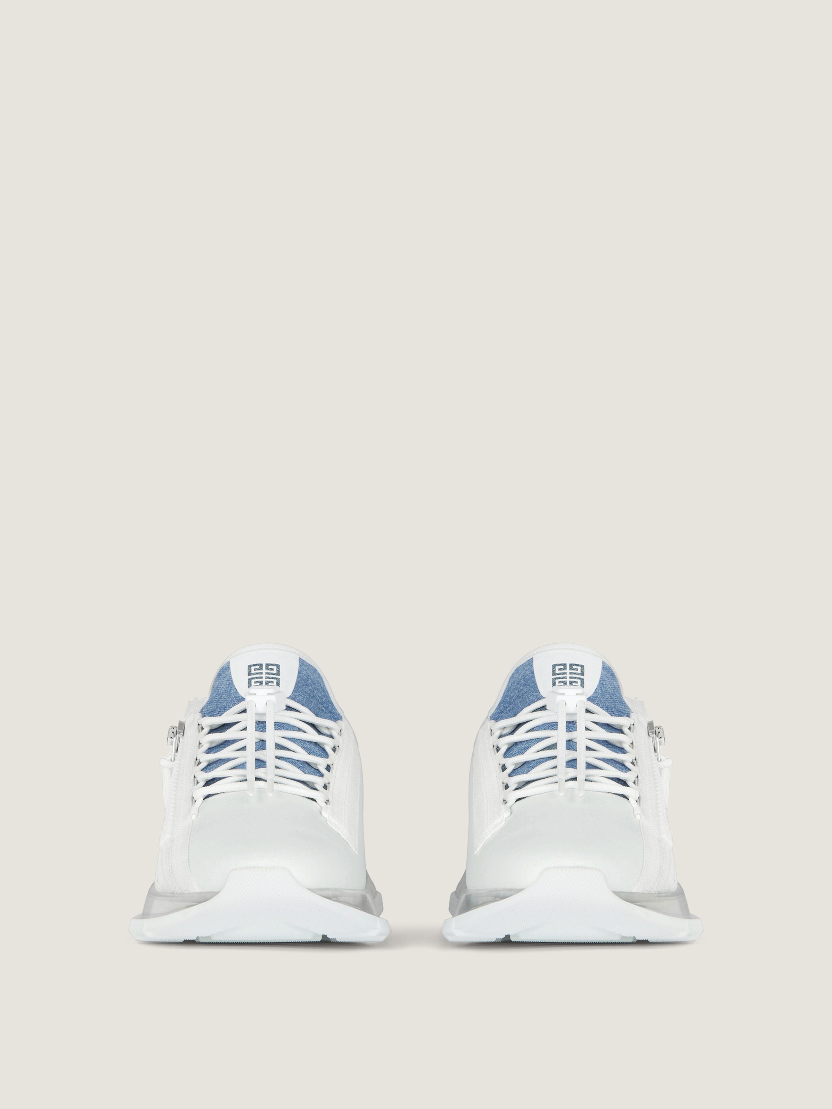 Spectre sneakers in synthetic leather and denim